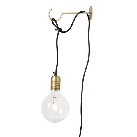 Watt & Veke Theo Hook Koukku Seinävalaisimelle Messinki