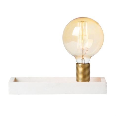 Watt & Veke Tracy Marble Pöytävalaisin Valkoinen Marmori