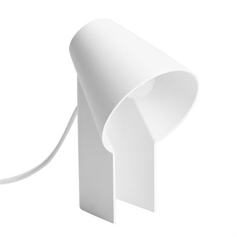 Woud Study Pöytävalaisin Valkoinen