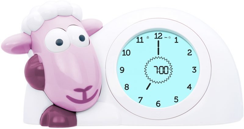 ZAZU Yövalo & vuorokausirytmikello Sam Vaaleanpunainen