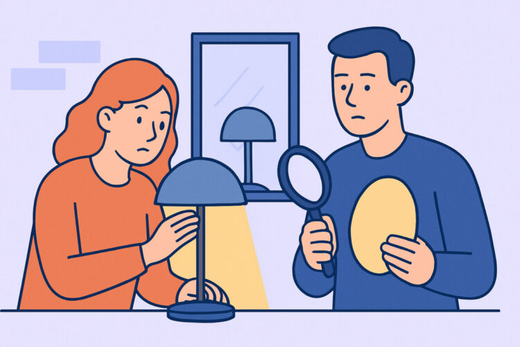 Design-valaisimen aitous – kopioiden tunnistaminen