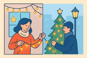 Jouluvalot ja kausivalaistus sisällä ja ulkona