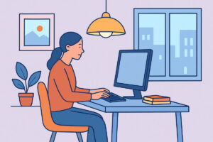 Toimiston ja etätyötilan valaistus – ergonomia ja keskittyminen
