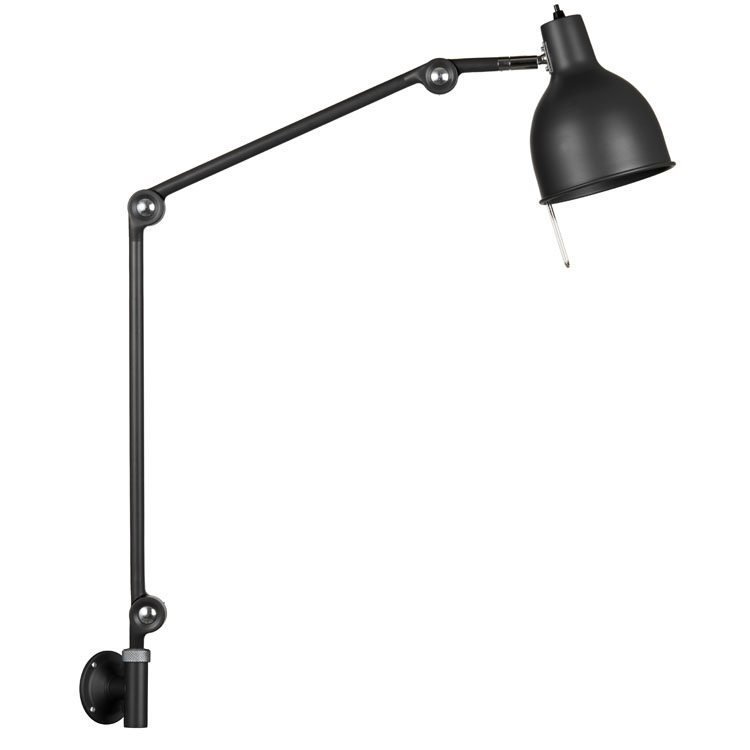 Örsjö Belysning Pj70 Seinävalaisin Mattamusta