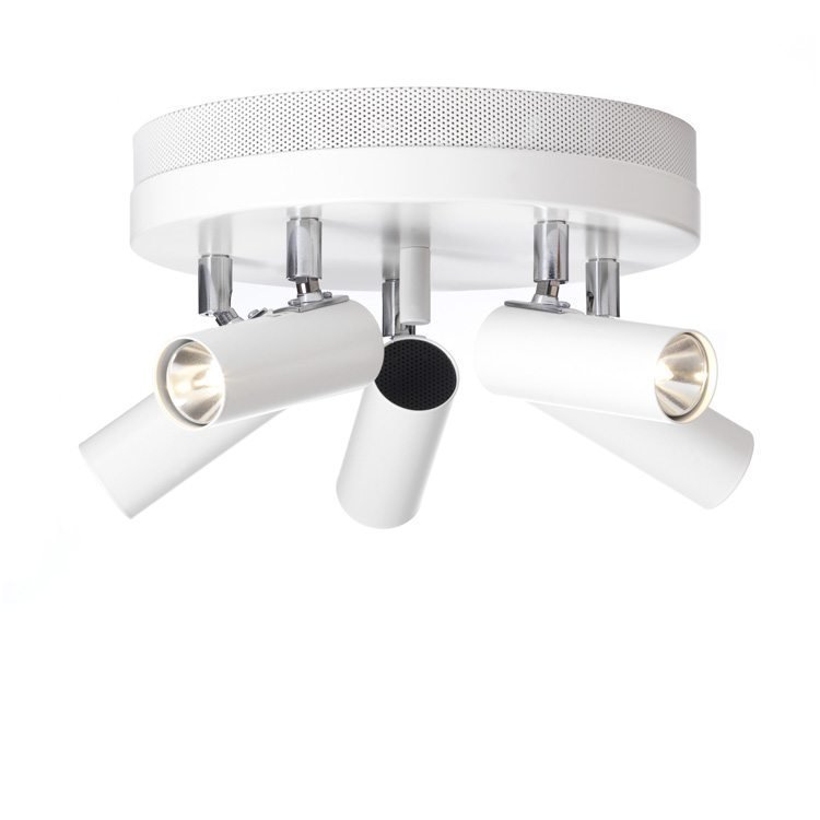 Örsjö Belysning Puck Kattovalaisin 5-Suuntainen Valkoinen