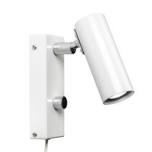 Örsjö Belysning Puck Seinävalaisin Yksi Lamppu Valkoinen