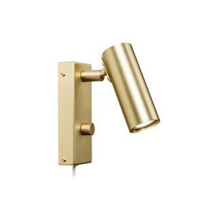 Örsjö Belysning Puck Seinävalaisin Yksiosainen Matta Messinki