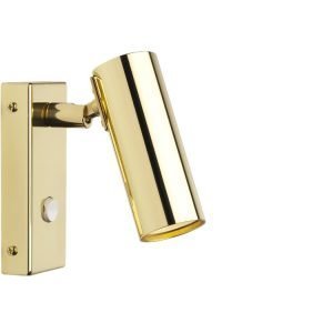 Örsjö Belysning Puck Seinävalaisin Yksiosainen Messinki