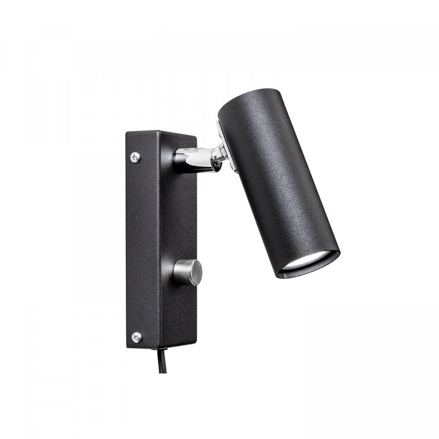 Örsjö Belysning Puck Seinävalaisin Yksiosainen Musta