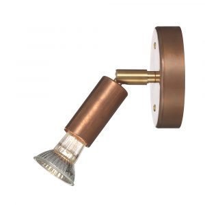 Örsjö Belysning Star 1 Seinävalaisin Kiinteä Asennus Kupari