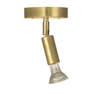 Örsjö Belysning Star 1 Seinävalaisin Kiinteä Asennus Messinki