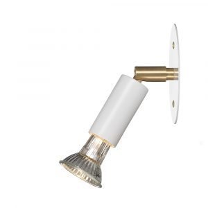 Örsjö Belysning Star 1 Seinävalaisin Levyllä Kiinteä Asennus Valkoinen