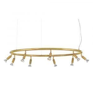 Örsjö Belysning Star 9 Kattovalaisin Pyöreä Messinki