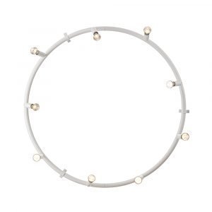 Örsjö Belysning Star 9 Kattovalaisin Pyöreä Valkoinen