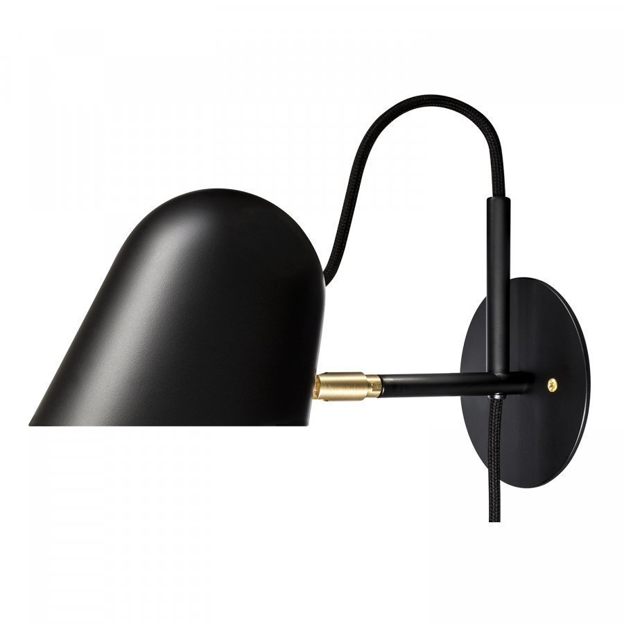 Örsjö Belysning Streck Seinävalaisin Led Musta / Messinki